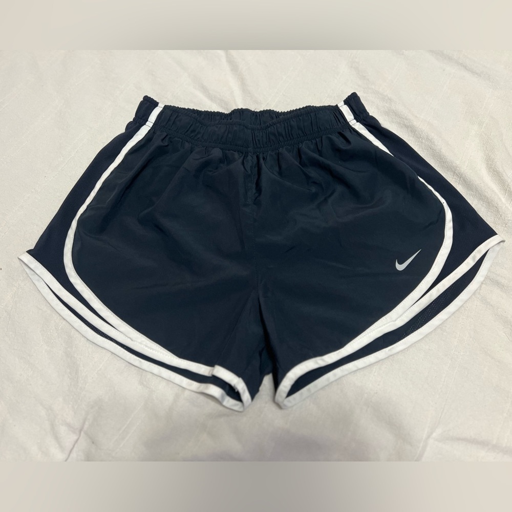 Nike Dri-Fit shorts. Womens. Size small. Navy.